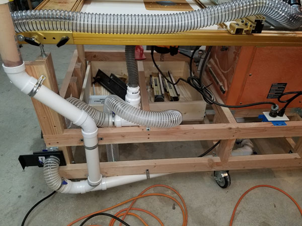 diy table saw dust collection