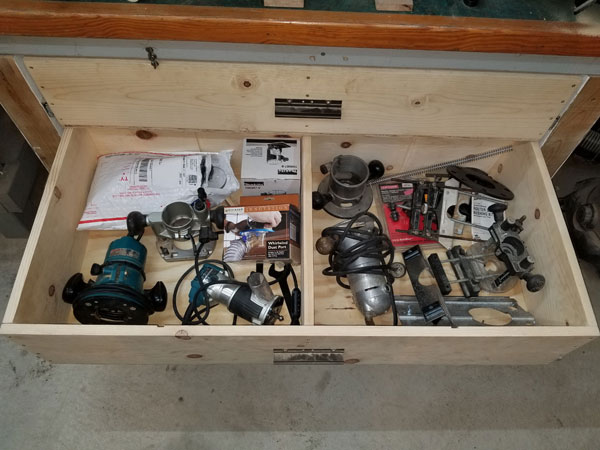 diy woodworking tool bench