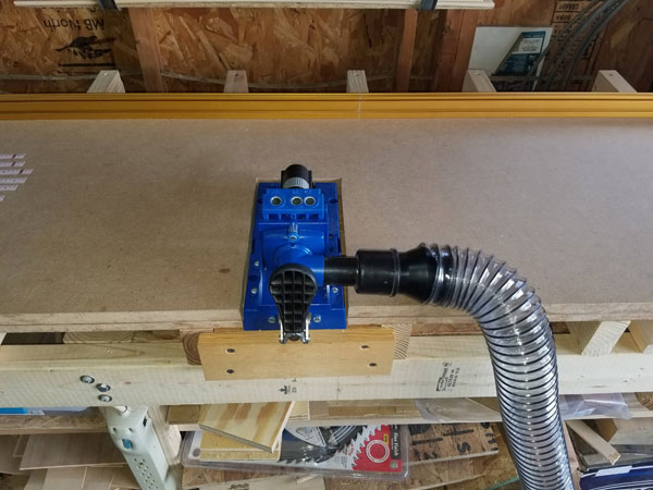 kreg k5 pocket hole jig bench